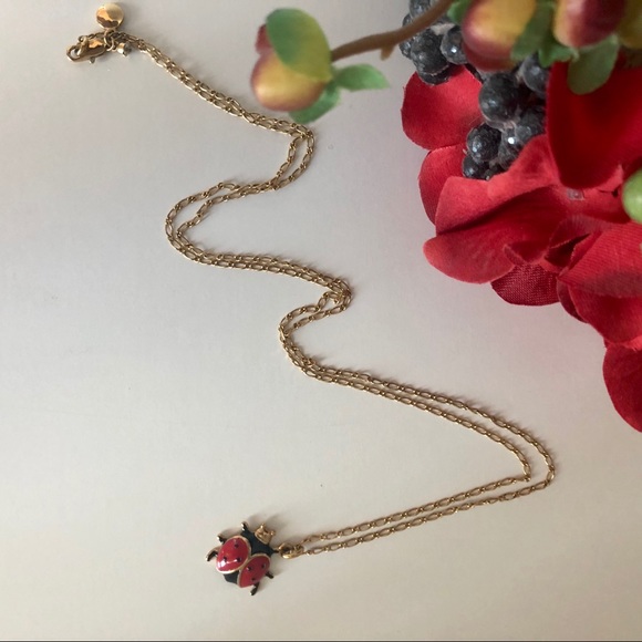 J. Crew Jewelry - J. Crew Ladybug Necklace - Like New